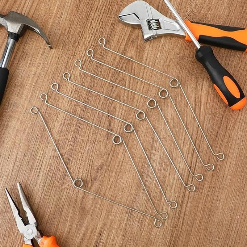 20Pcs Sturdy Stainless Steel Materials Spring Clip Convenient for Efficient Recessed Light and Fan Covers Mounting