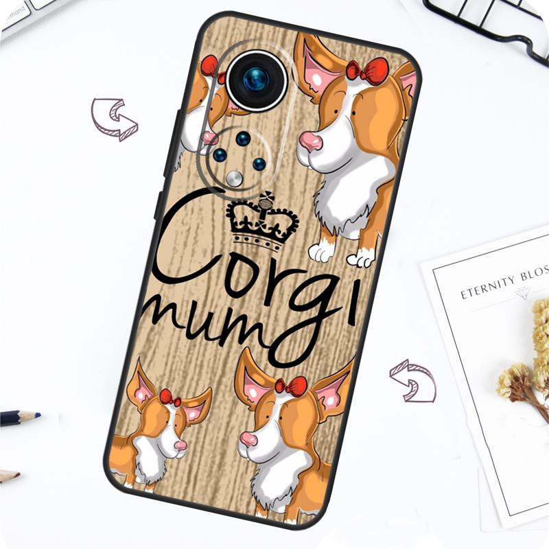 Cartoon Welsh Shiba Corgi Dog Case For Honor Magic 7 5 6 Pro Honor 200 Pro X9b X9a X8b X8a X8 X9 X9c 50 70 90 Lite Cover