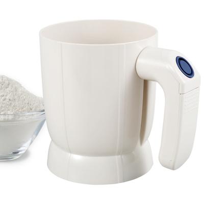 Electric Flour Sifter For Baking, Powder Sugar Shaker With Stainless Steel Fine Mesh,Fine Mesh Flour Sifter Sieve Kitchen Tools