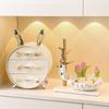 HANDUNYOU White Tulip & Rabbit Foyer Organizer
