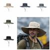 Cappelli da Pesca Outdoor in Terylene a Tesa Larga Traspiranti Anti UV Cappello a Secchiello Estivo Cappello a Secchiello Escursionismo