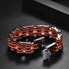 Personalized Titanium Steel Bicycle Chain, Men'S Atmospheric Simple Stainless Steel Bicycle Chain Bracelet, Locomotive Chain Bracelet