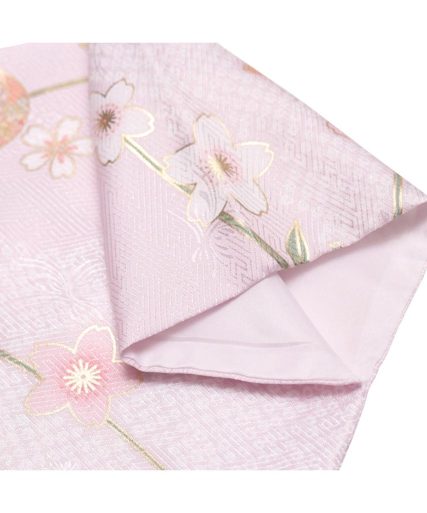 Shichigosan kimono set for dull Pale purple night cherry [KYOETSU] [Kyoetsu] 3-year-old girls, (2. blossoms)