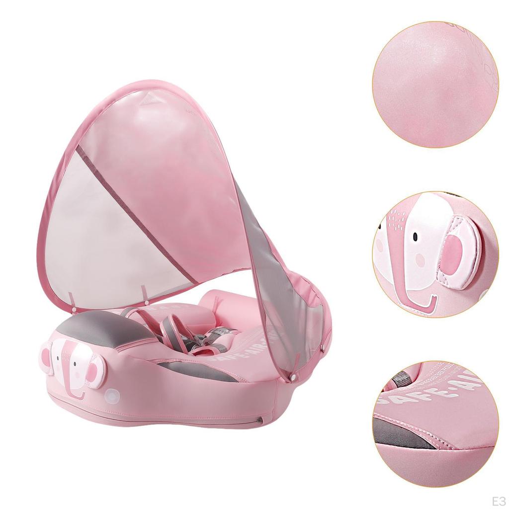 Baby Swim Float Non Inflatable Kids Swimming Ring Infant Pool Blue