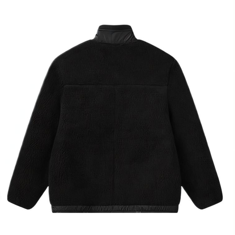 Fila Heritage Series Fashion Soft Versatile Skin-Friendly Jacket Men Jacket Black F11M048521F-BK