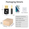 Bluetooth-compatible 6.0 USB Wireless Audio Adapter Plug & Play Dongle Adapter for Headset Speaker Keyboard Mouse Printer