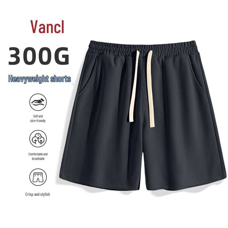 VANCL Men s Summer Textured Loose Fit Casual Shorts M