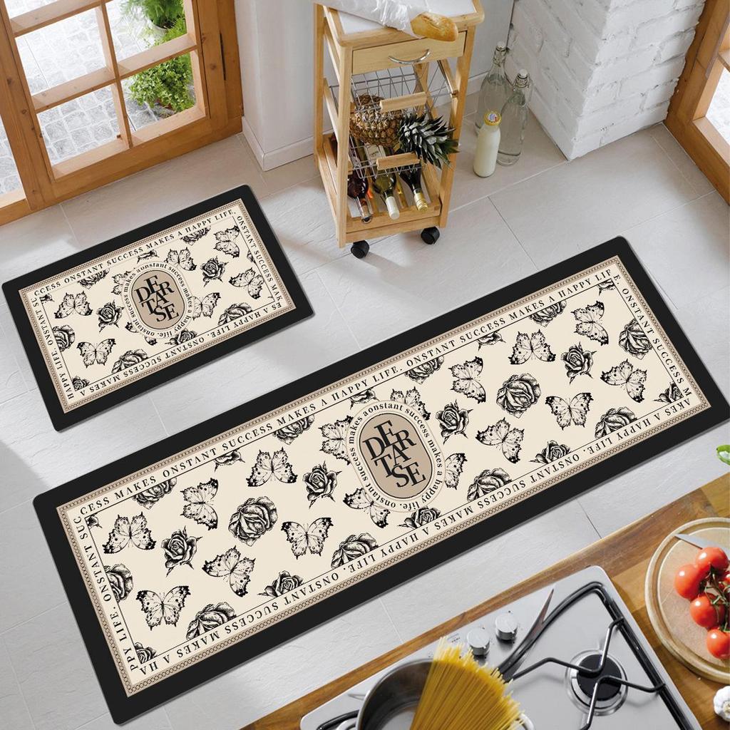 American Retro Water-Absorbing Non-Slip Kitchen Floor Mat