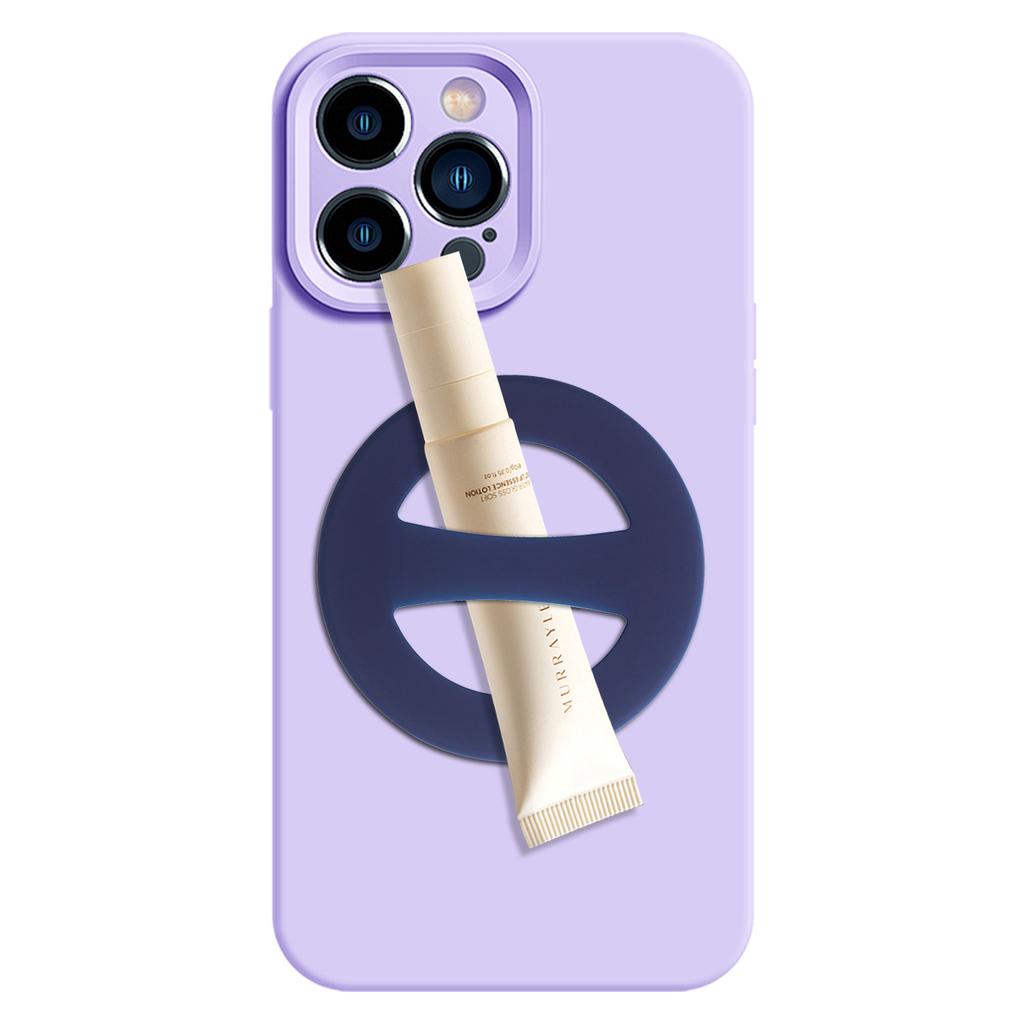 Multifunctional Silicone Magnetic Phone Lipstick Holder Universal Lip Glaze Phone Back Holder New Phone Case Bracket