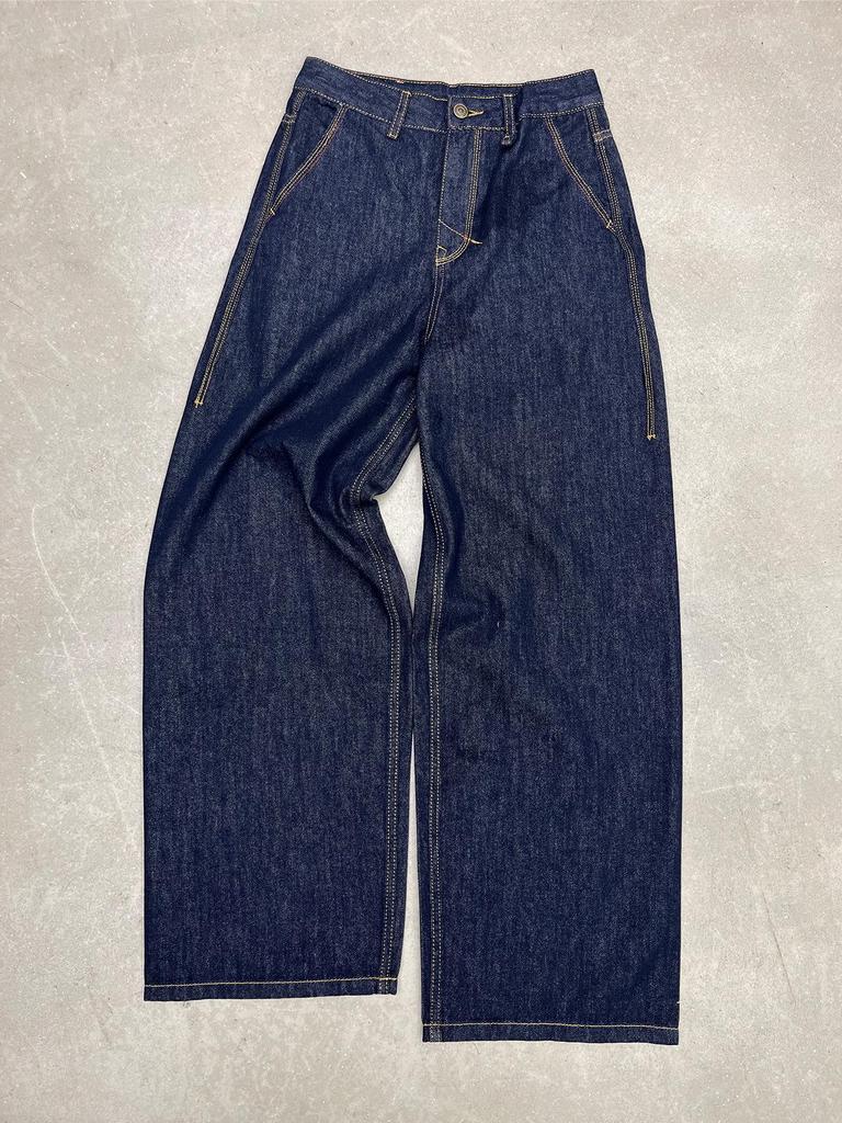 JVV Thirteen Lines Women's Retro Straight-Leg Denim Jeans, Autumn 2025 Edition