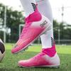 35-45 High-top Football Boots Large Size Long Nails PVC Men's Sports Shoes Boys Soccer Shoes