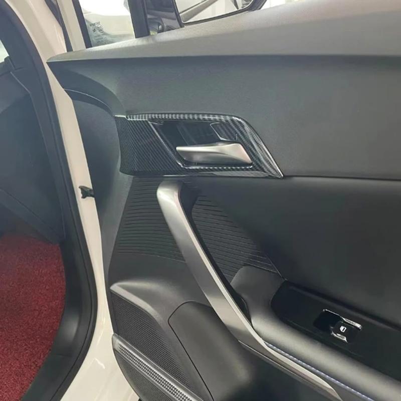 Odolný kryt vnitřní kliky dveří ve stylu uhlíkových vláken pro auto, nálepka na úchytku, lem, chránič rámu pro MGMulan