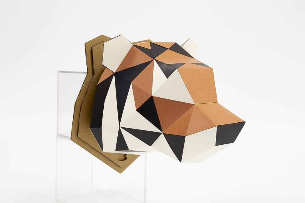 Bogcraft Design Accessory Tiger L Assembled Interior KAKUKAKU Kakukaku WALL TIGER L Size