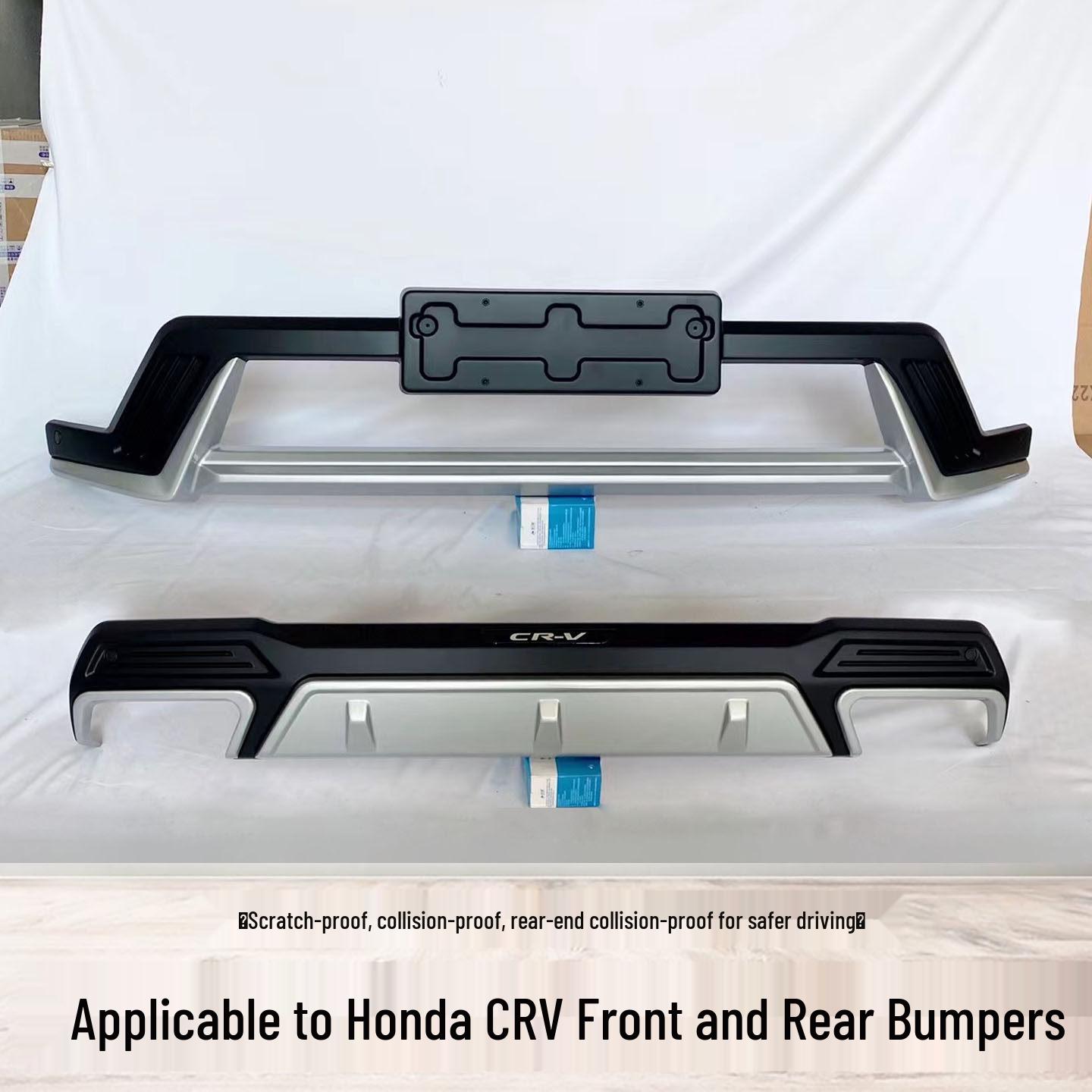 Honda CRV 23-26 Front & Rear Bumpers Anti-collision Kit - Modified Accessories Rear Bumper-23-26 CRV Silver