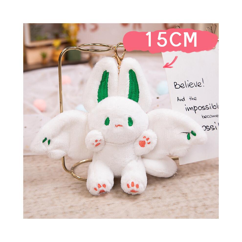(15cm White B)Bat Plush Toy Manta Kawaii Animal Creative Magical Spirit Rabbit Plush Stuffed Soft