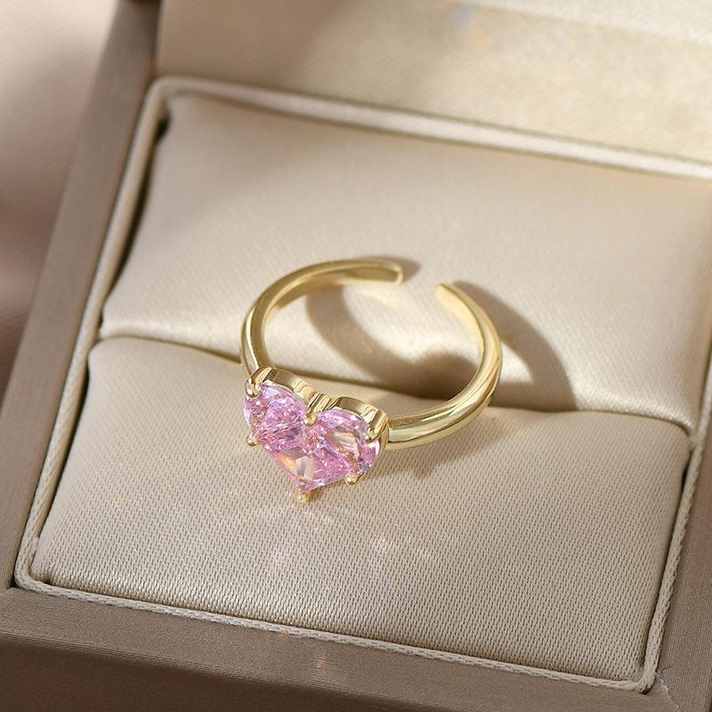 Adjustable Women's Ring Temperament Tide Ring Design Fashion Personality Commuter Style Index Finger Ring Wedding Party Jewelry Elegant Accessories
