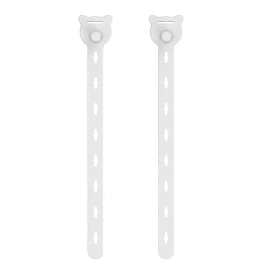 2Pcs Cable Tie Wrap Good Toughness Firmly Fixed Clothes Towel Curtains Organizer Home Use