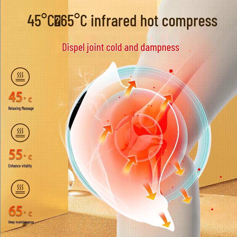 HEZHENG Heated Knee Massager with Air Compression