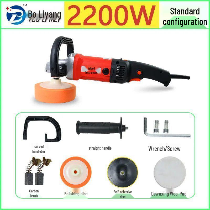 Electric Mini Car Polisher Waxing Tool for Scratch Repair and Household Use