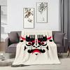 Artistic Pattern B-Beast Totem Throw Soft Warm Throw Blanket for Bedroom Living Room Bed Travel Camping Picnic Gift