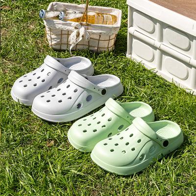 Zuecos, Calzado de Exterior, Zapatos de Exterior Nuevos Antideslizantes de Suela Gruesa, Chanclas de Playa, Pañuelos para la Cabeza