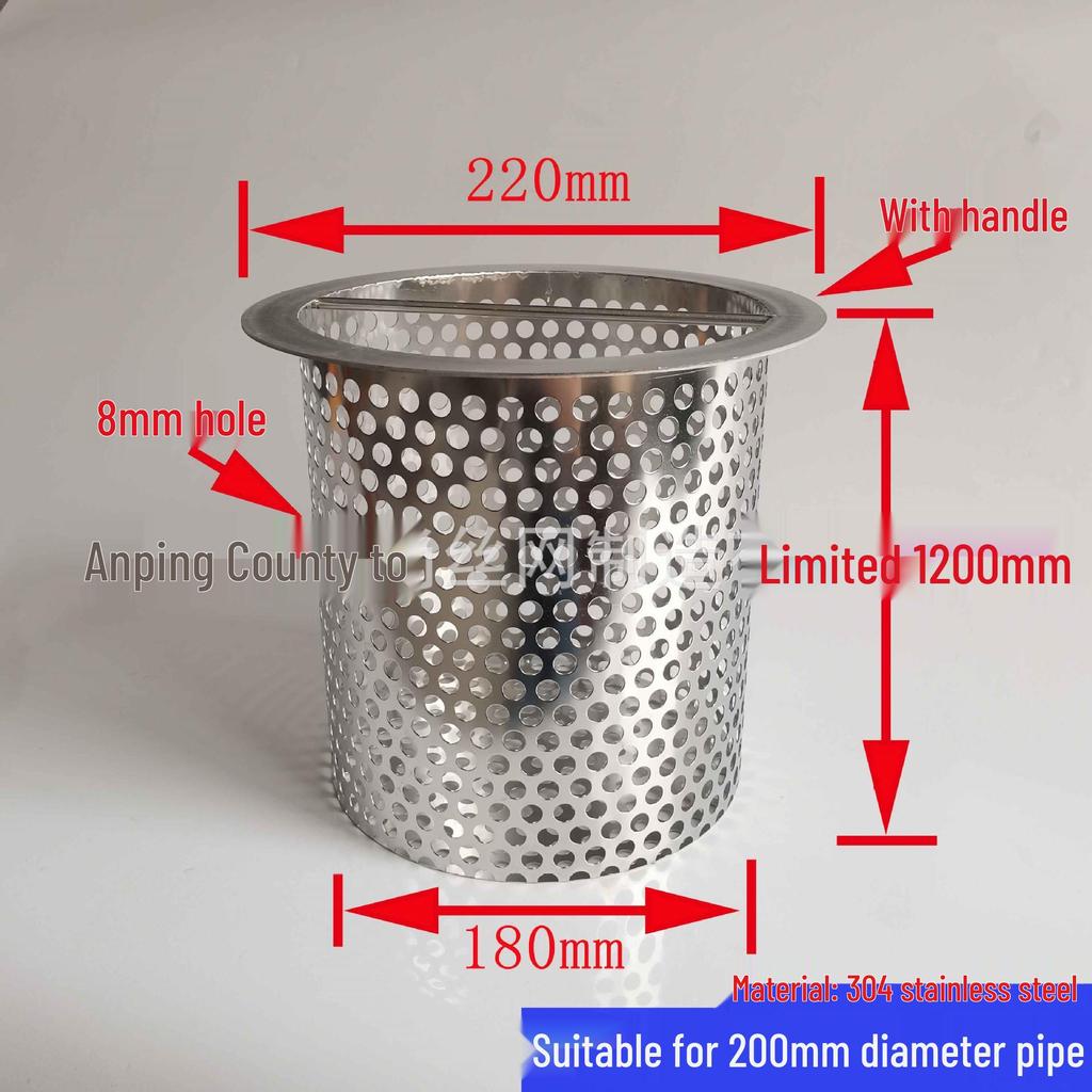 Filtro per Scarico Capelli Anti-Intasamento in Acciaio Inossidabile e Copertura a Rete Anti-Insetti per Lavandini del Bagno.