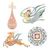 Dunhuang Classical Chinese Style Exquisite Metal Bookmark Gift Set