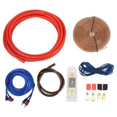 Car Power Amplifier Installation Kit 4GA Car Audio Wires Cable Wiring Amplifier Subwoofer Speaker Installation Kit