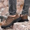 New Outdoor Camping Hiking Shoes Men Genuine Leather Sports Sneakers Man Travel Casual Shoes Leisure Walking Climbing Men's Foot