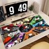Tappetino per Mouse da Gioco Grande Tappetino per Scrivania Antiscivolo Bordi Cuciti Stampa Persona Anime Tappetino per Tastiera per Giocatore Ufficio a Casa