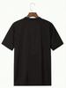 Plus Size Men Graphic T-Shirt, Casual Short Sleeve Top, Gift For Film Lovers