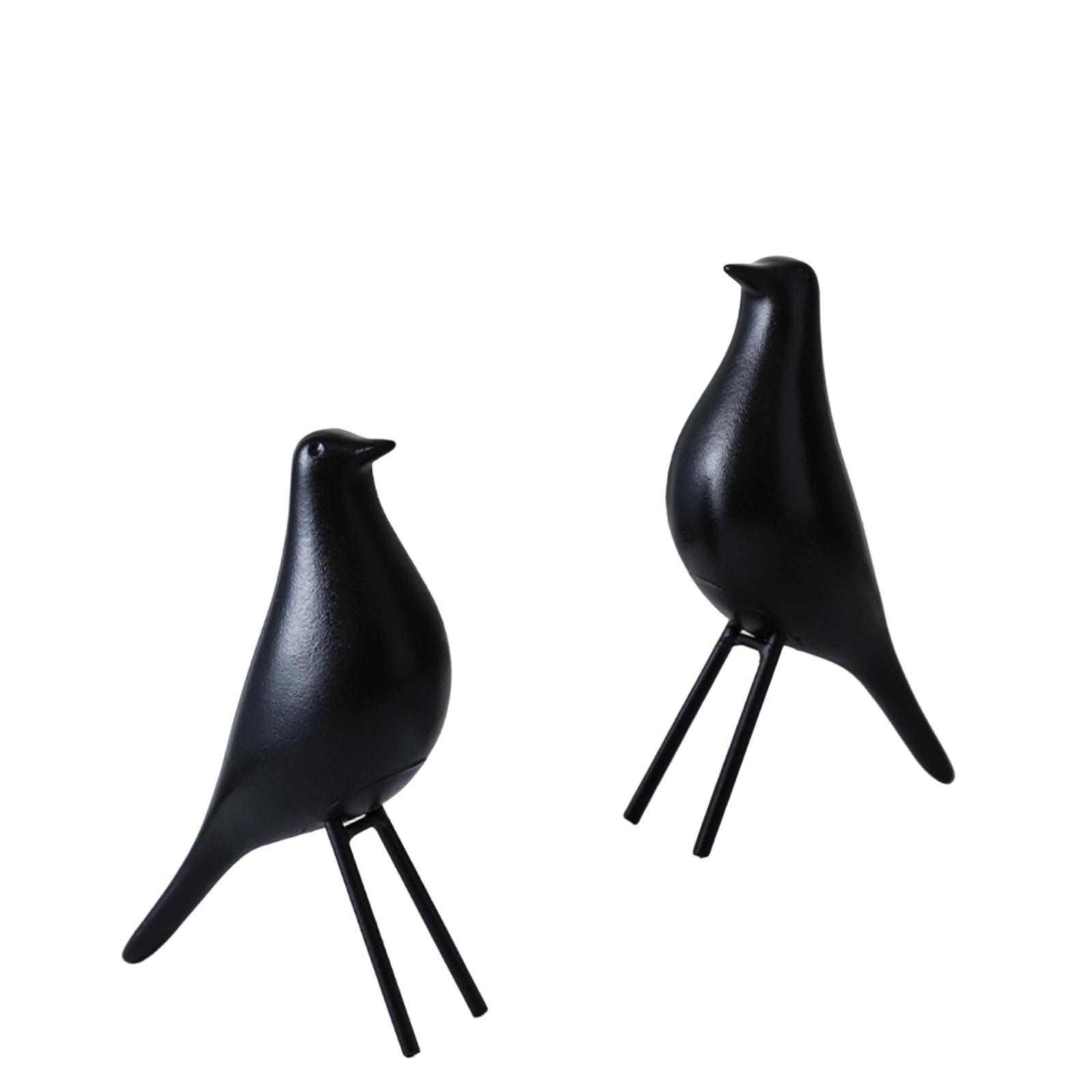 

Modern Decorative Bird Sculpture Set for Home Office Living Room Art Ornament Minimalist Design Creative Figurine one size