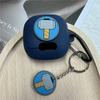 New For Anker Soundcore Liberty 4 NC Headphone Case Cartoon Silicone Blutooth Earbuds Charging Box Protective Shell With Keyring