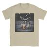 Raccoon Drinking Iced Coffee Funny Animal Meme TShirt Summer  Pure Cotton TShirts For Unisex Fashion Design Tshirt Short Sleeve