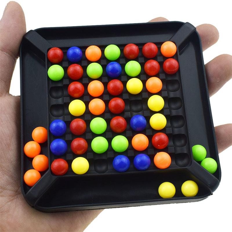 Regnbågskula Elimineringspussel Spel Schack Barnens Skrivbord Förälder Barn Leksak Förskola Pussel Gåva Regnbågskula Leksak