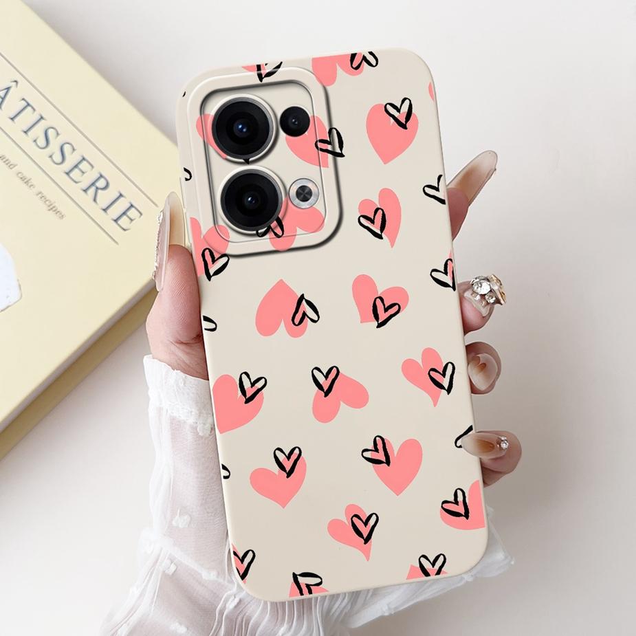 For Oppo Reno 13 Pro 5G Case CPH2697 Luxury Fashion Candy Painted Cover Soft TPU Phone Case For Oppo Reno 13 Reno13 Pro 5G Shell