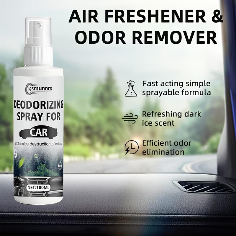 Long-lasting air freshener and deodorizer - suitable for cars, offices, and homes - eliminates smoke, pet odors, and food smells