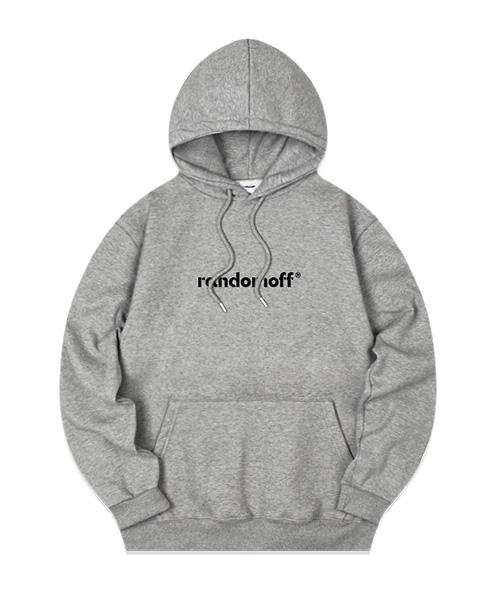Random Off Basic Logo Hoodie [Gray] Roia_0002_Gray (Special Double-Sided)/2Xl
