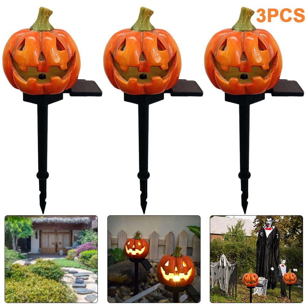

Светодиодные солнечные фонари Stakes Resin Solar Powered Light Halloween Decor (С) К