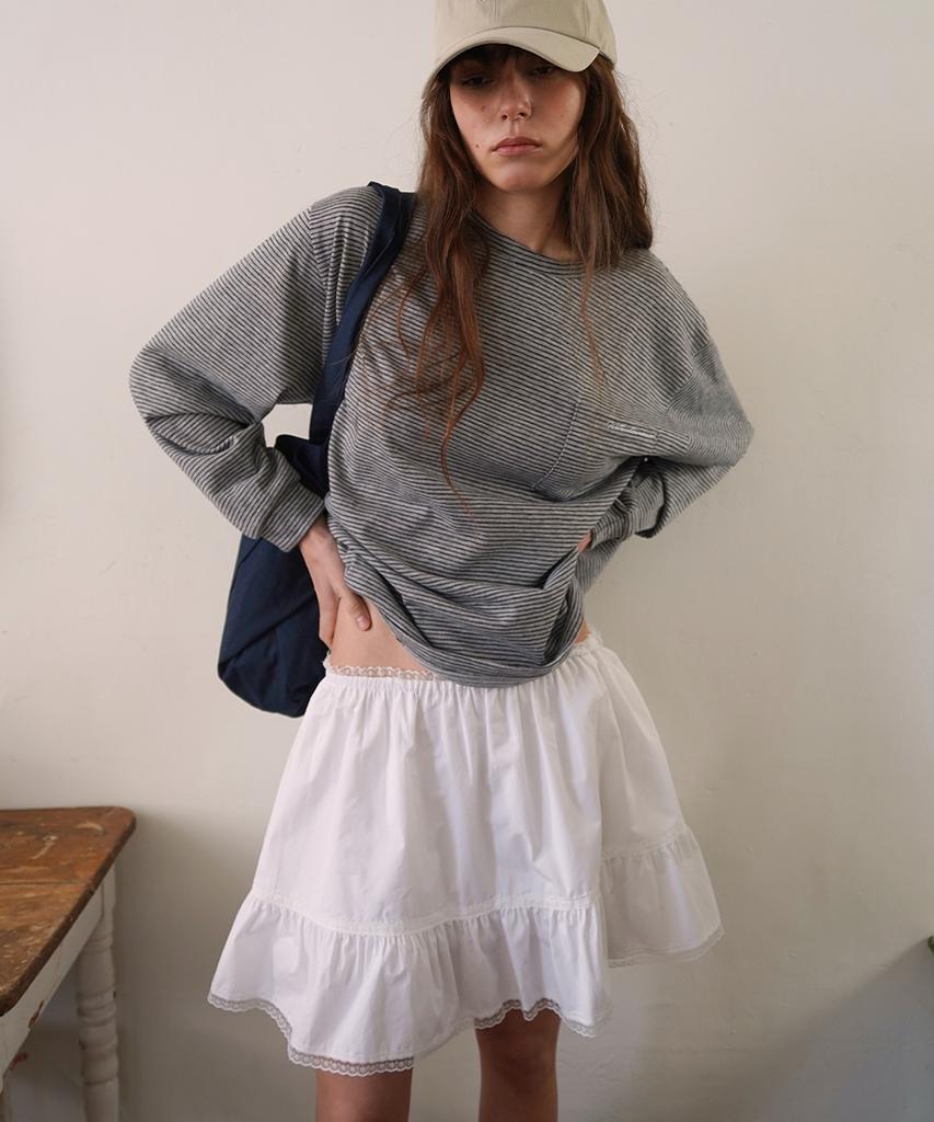 Without Summer Poly Frill Skirt