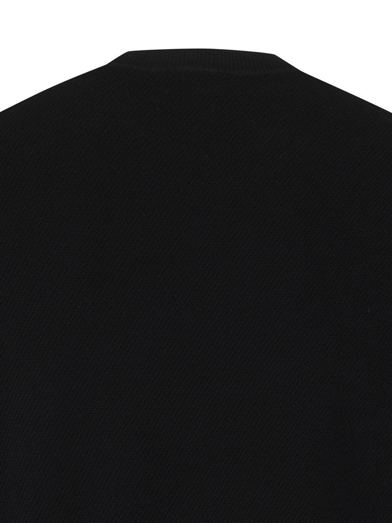 AND Z Men'S Machine Washable Knit Round Neck Long Sleeve T-Shirt_Blg1Er1001Bk