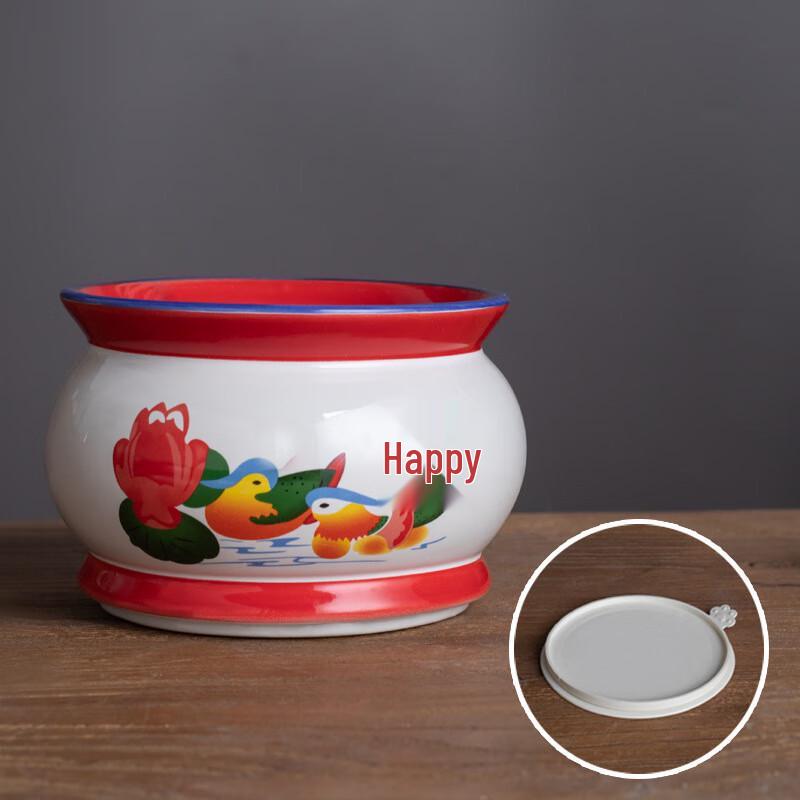 Qio Retro Ceramic Anti-Tip Cat Bowl