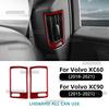 Carbon Fiber B-Pillar Air Outlet Vent Frame Sticker for Volvo XC60 2018-2021 XC90 2015-2021