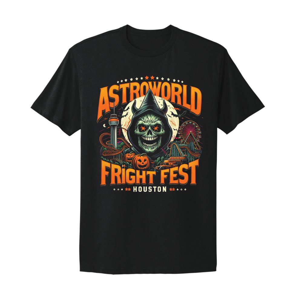 Astroworld Fright Fest Houston Holloween Unisex T-Shirt Unisex T-Shirt L