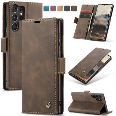 Leather Magnet Wallet Coque for Samsung Galaxy S25 Ultra Luxury Case Card Holder Book Funda Phone S24 FE S 24 Plus 25 Flip Etui
