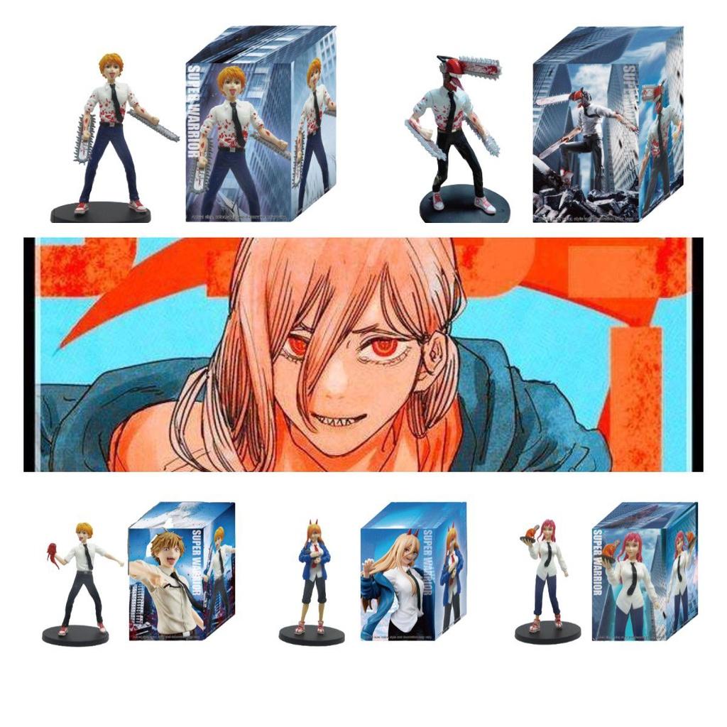 Wspaniała Figurka Zabawka Denji Chainsaw Man 18cm