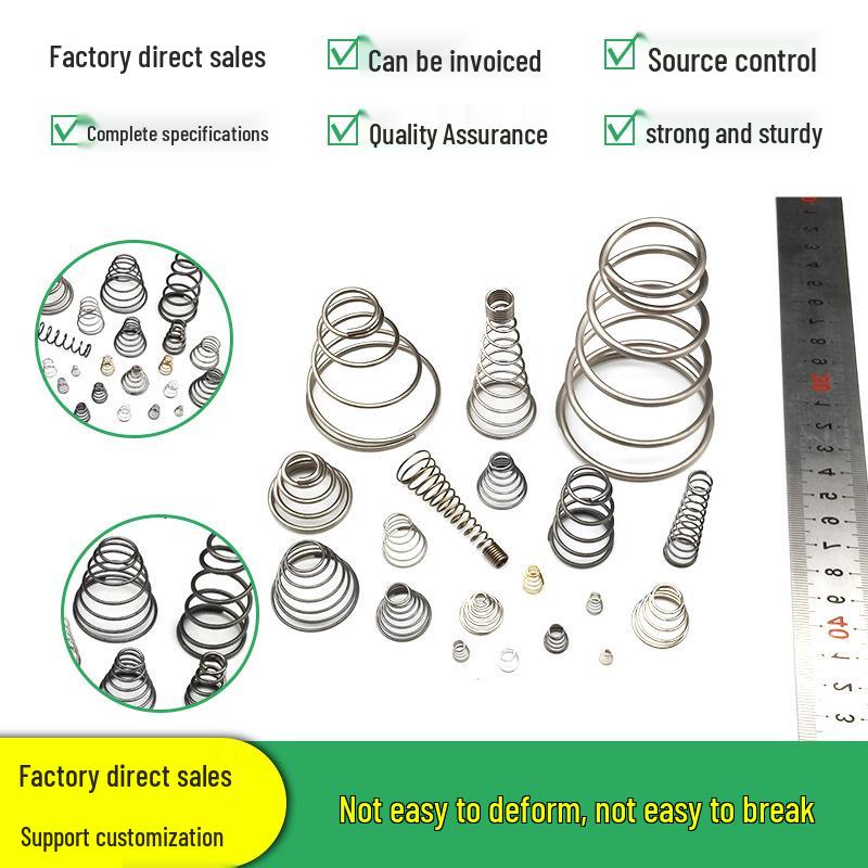 Stainless Steel Pagoda-Shaped Trapezoidal Compression Spring for Battery