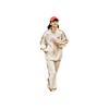 Anta Simple Round Neck Warm Top Breathable Comfortable Long Pants Casual Sports Suit Men Suit Mud-Sand-Gray 952448201-4