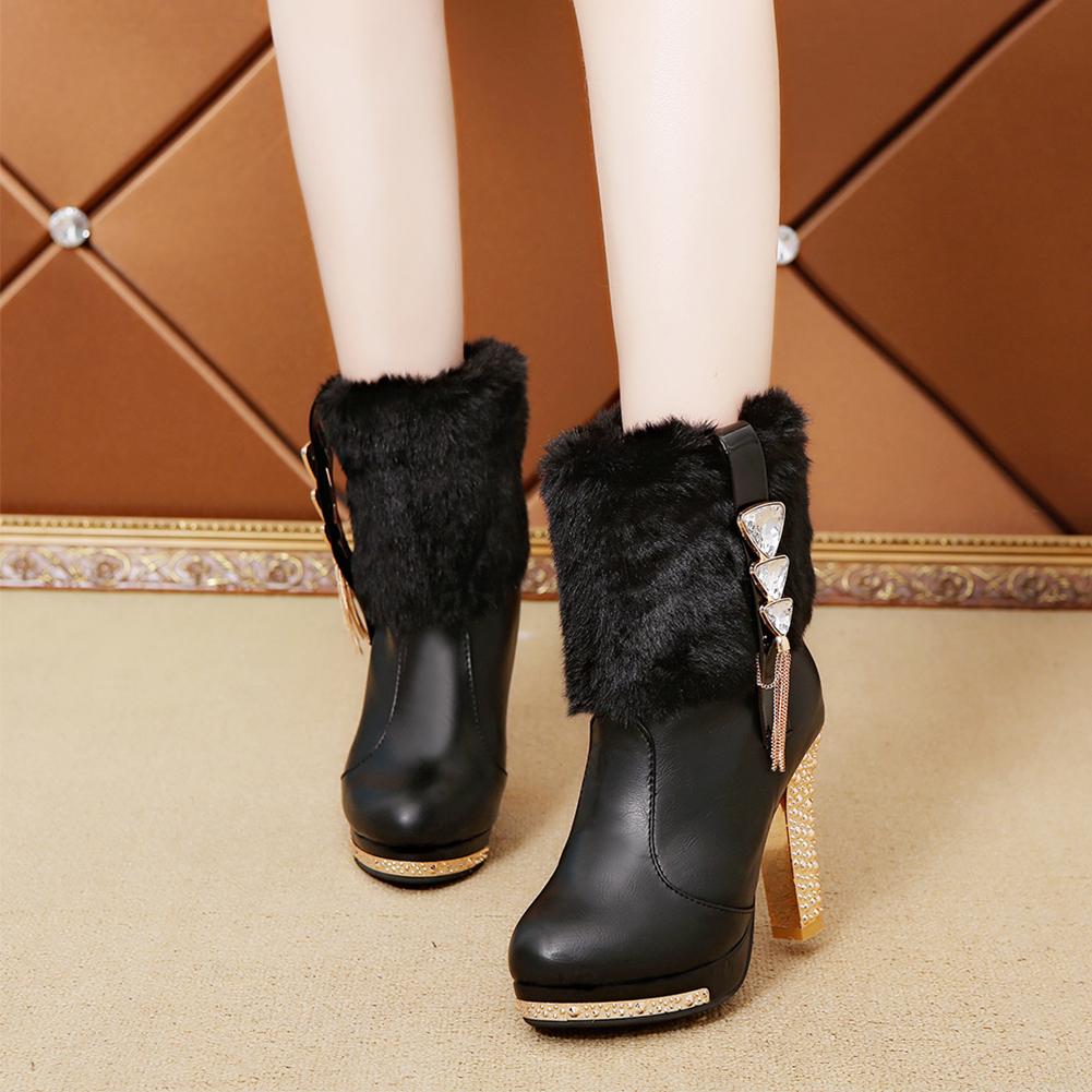 warm heeled boots