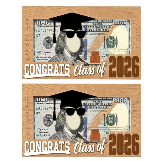 Držák na peníze pro absolventy ročníku 2026 Dřevěná maturitní karta Obálka na hotovostní dárek Krabička Maturitní dárky pro vysokou školu Střední školu Maturitní party potřeby